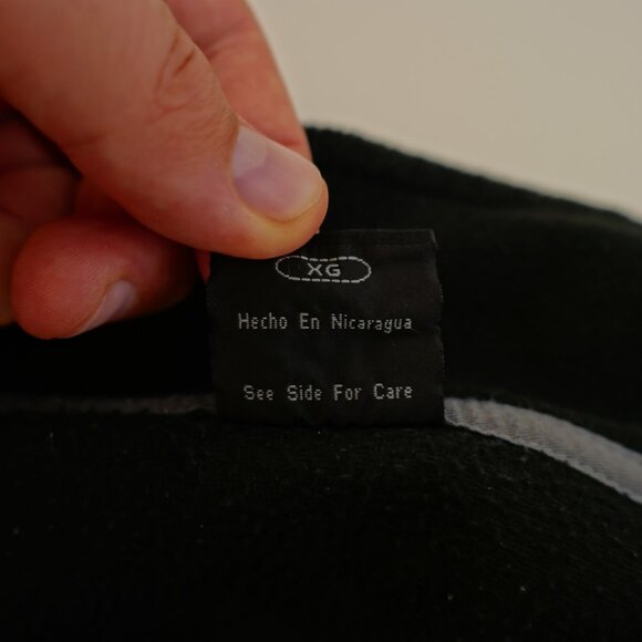 Starter XL Black Fleece 1/4 Zip Sweater / Jacket Polyester - Picture 8 of 9